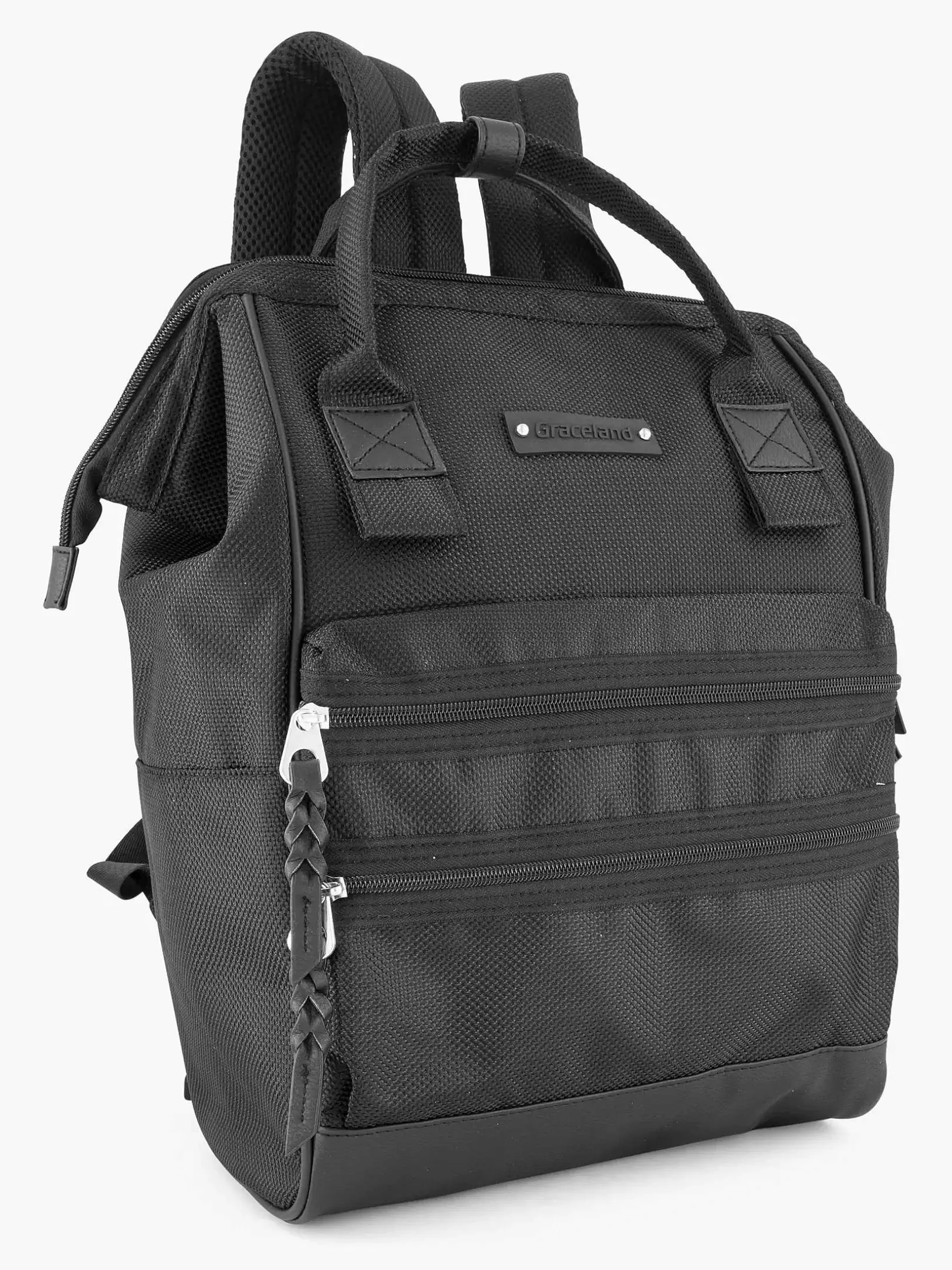 Exklusives Online-Zubehör | Graceland Schwarzer Rucksack