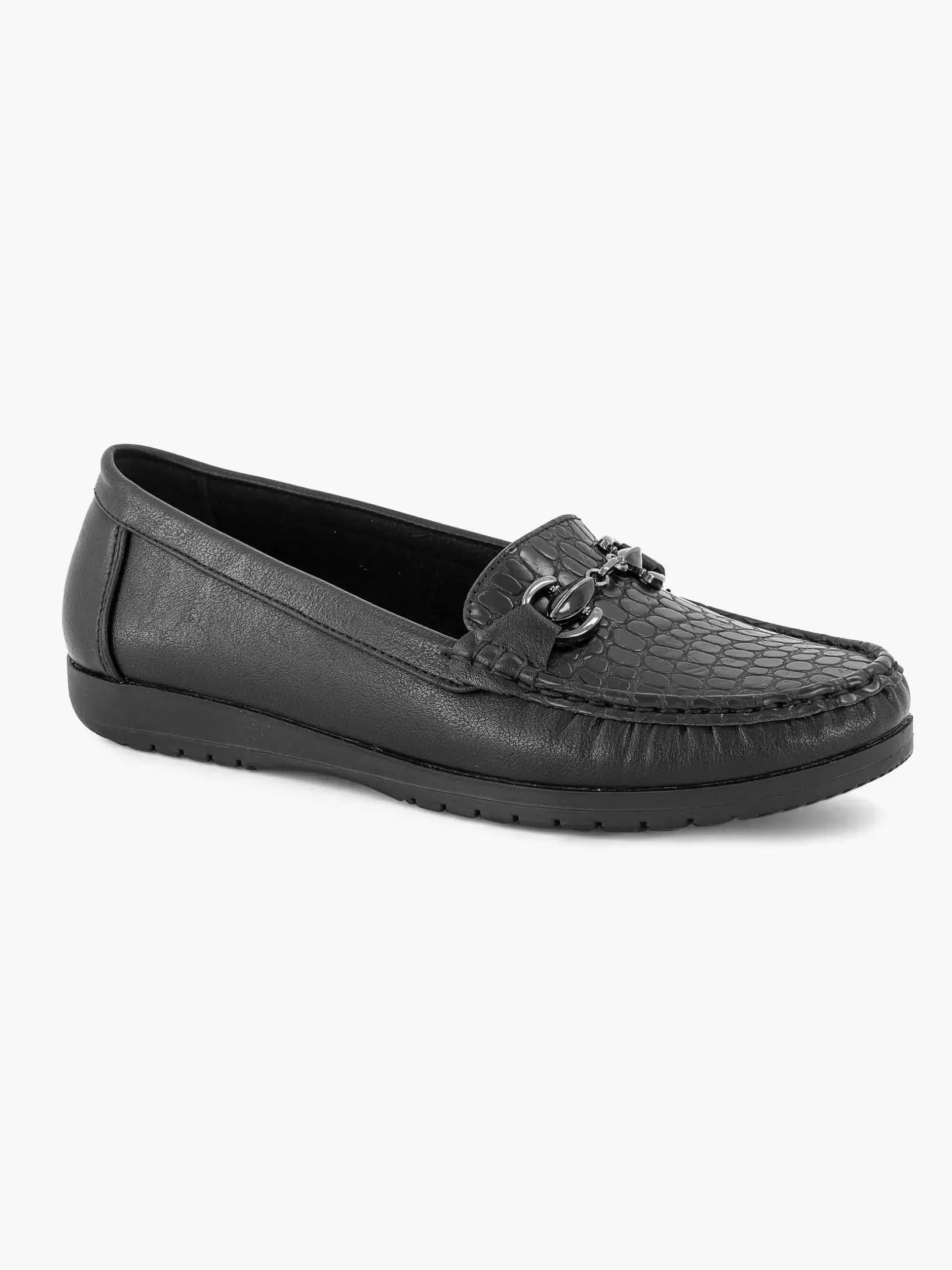 Komfortschuhe | Easy Street Schwarzer Slip-On