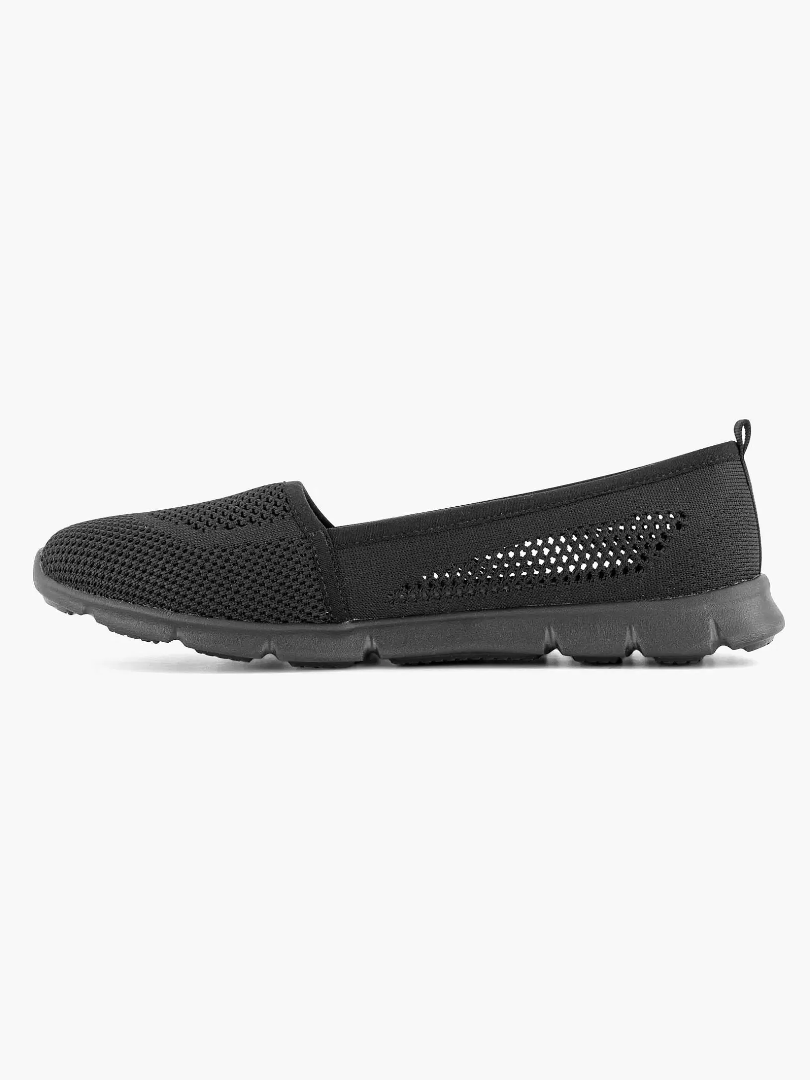 Komfortschuhe | Easy Street Schwarzer Slip-On-Memory-Schaum