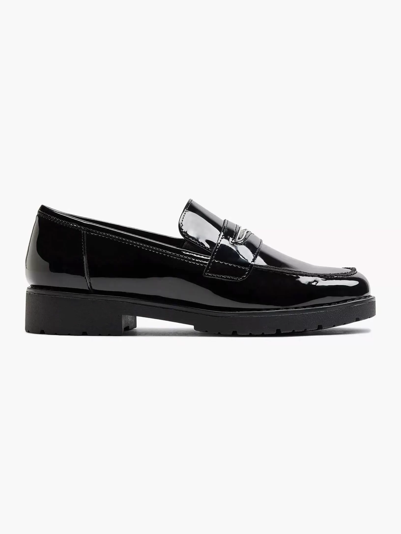 Slipper | Graceland Schwarzes Loafer-Patent