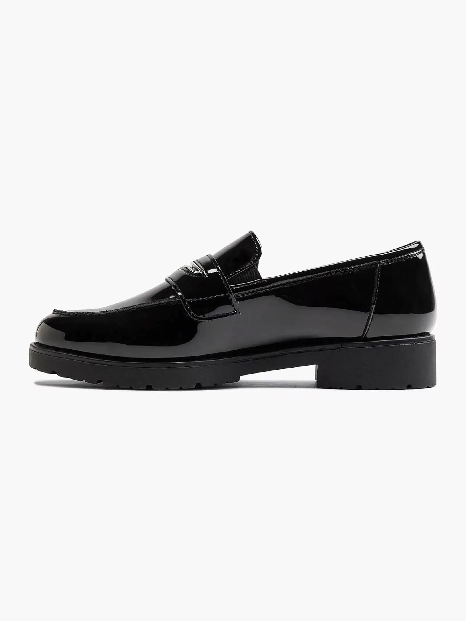 Slipper | Graceland Schwarzes Loafer-Patent