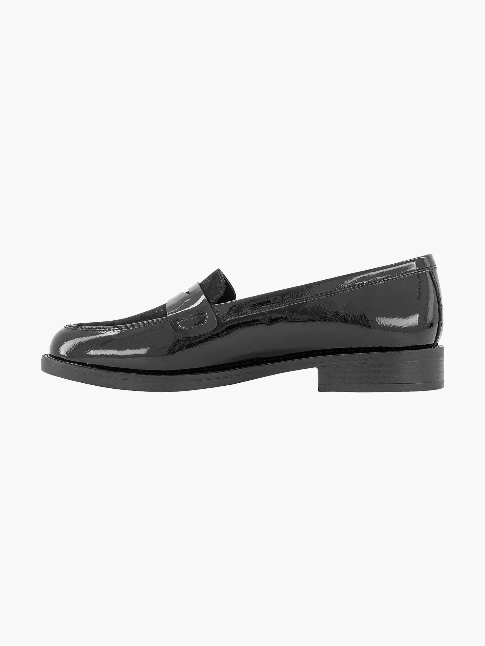 Slipper | Graceland Schwarzes Loafer-Patent