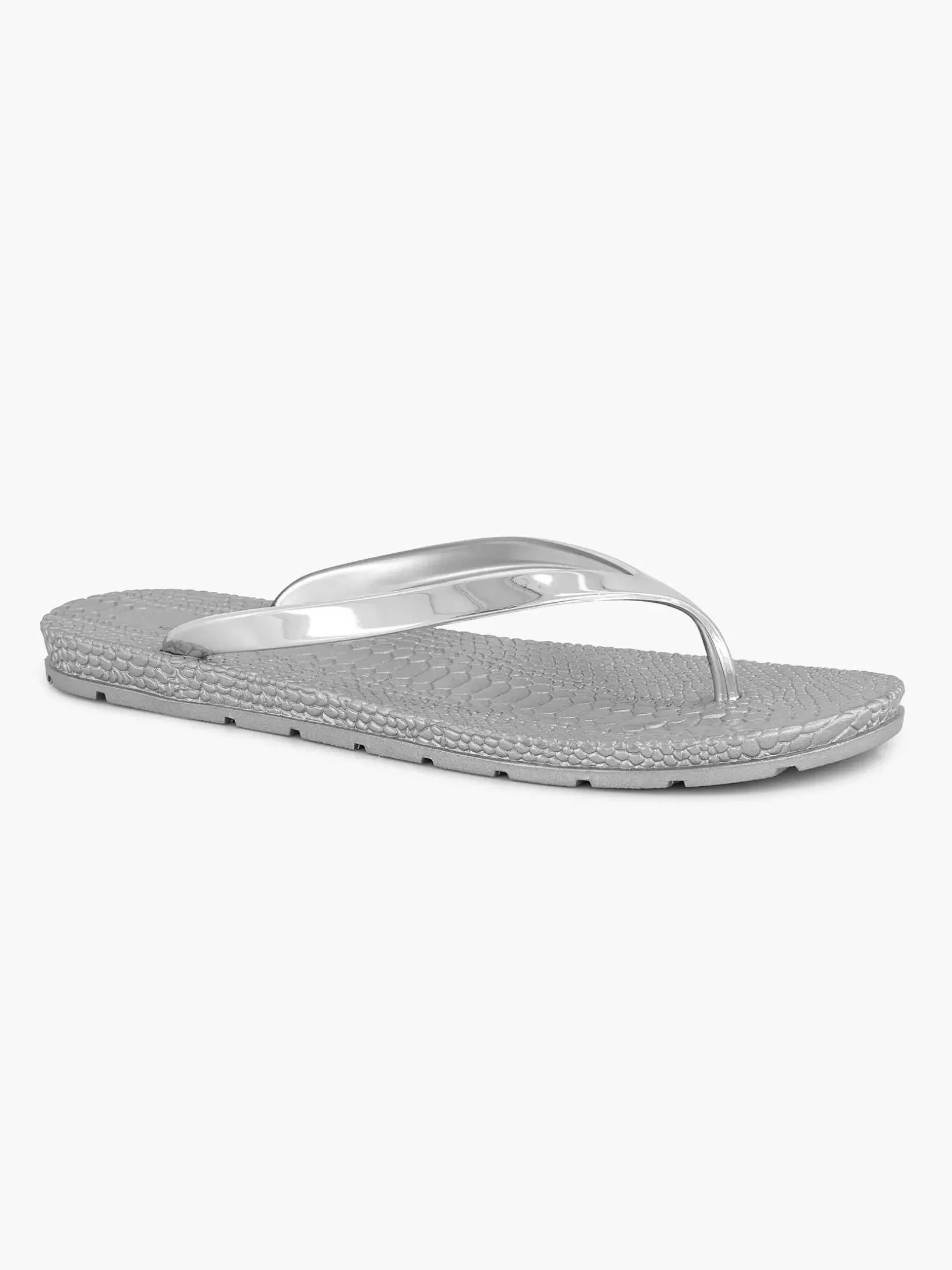 Flip-Flops | Blue Fin Silberne Flip-Flops