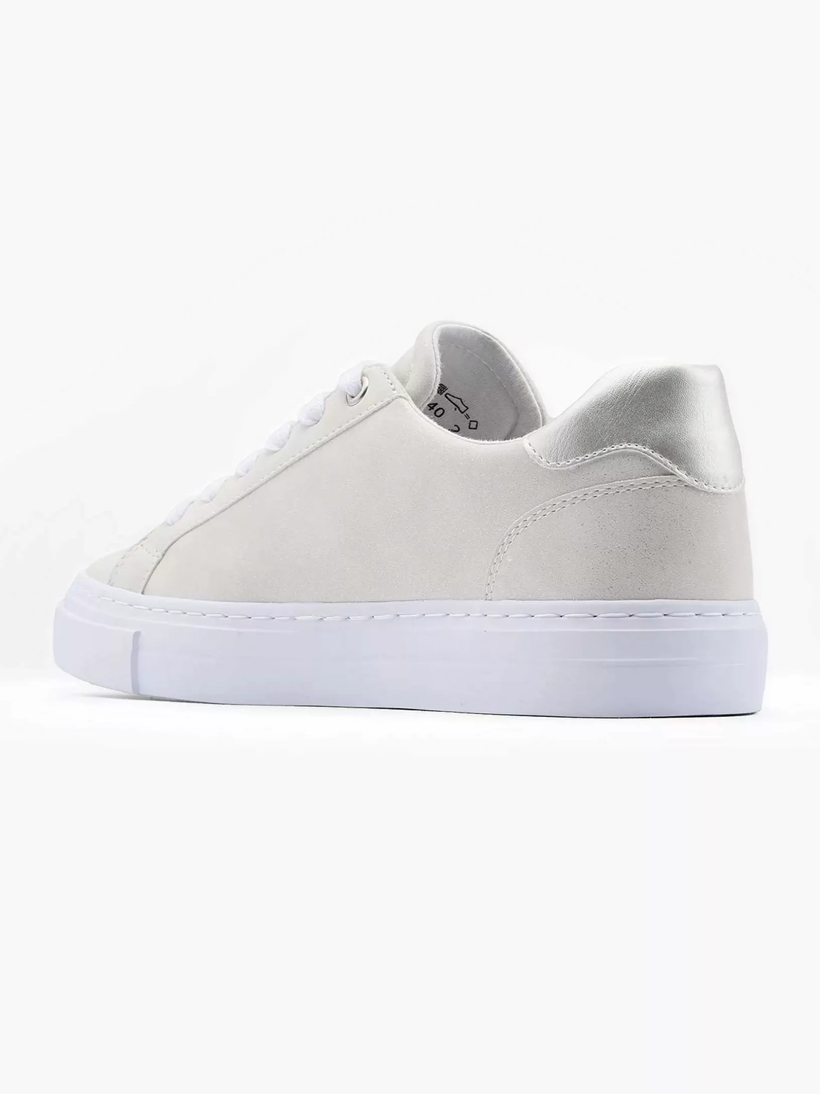 Turnschuhe | Graceland Silberner Sneaker