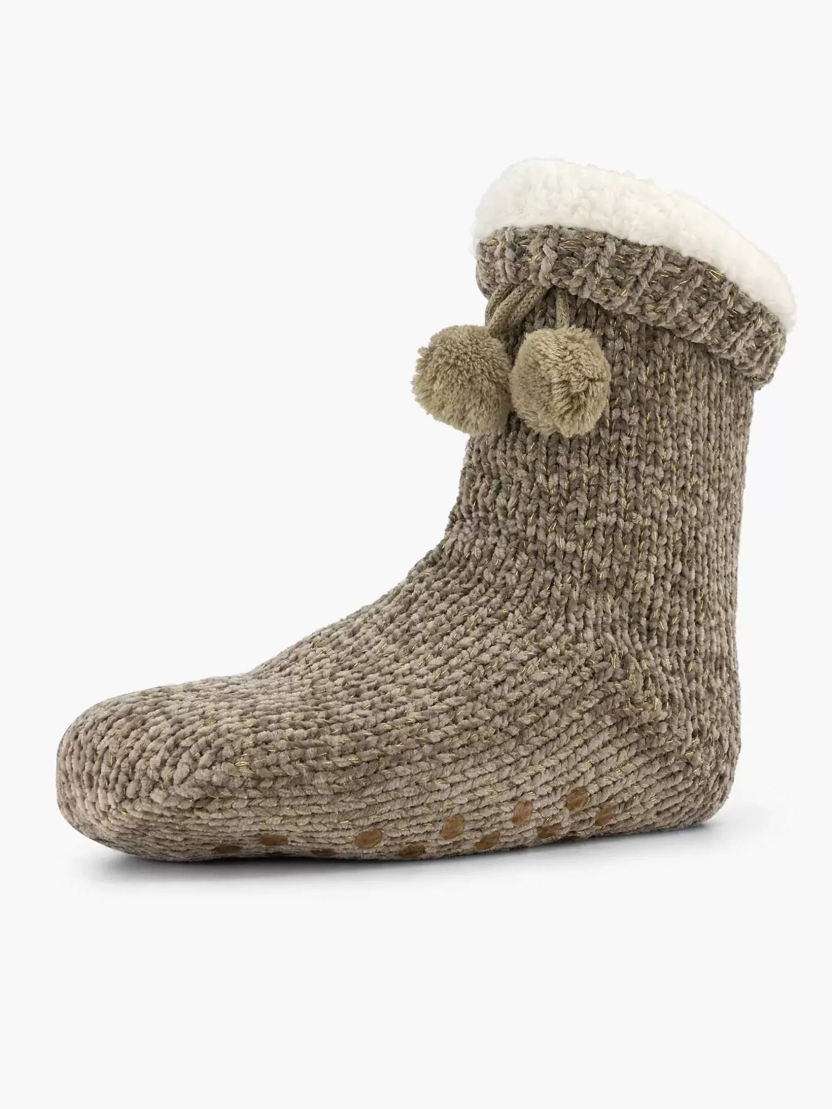 Socken | vanHaren Taupefarbene Haussocke 36-41