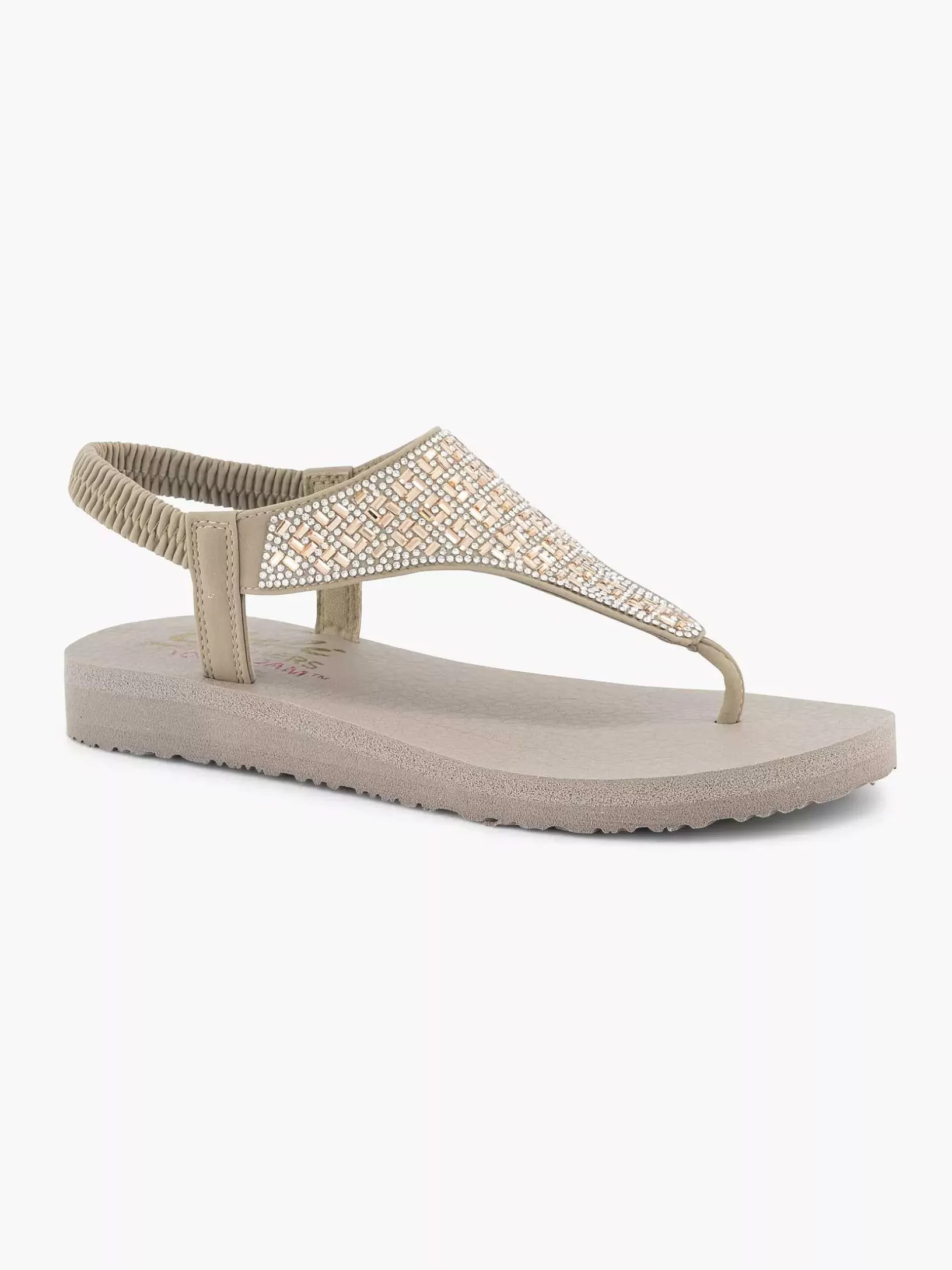 Sandalen | Skechers Taupefarbene Sandale