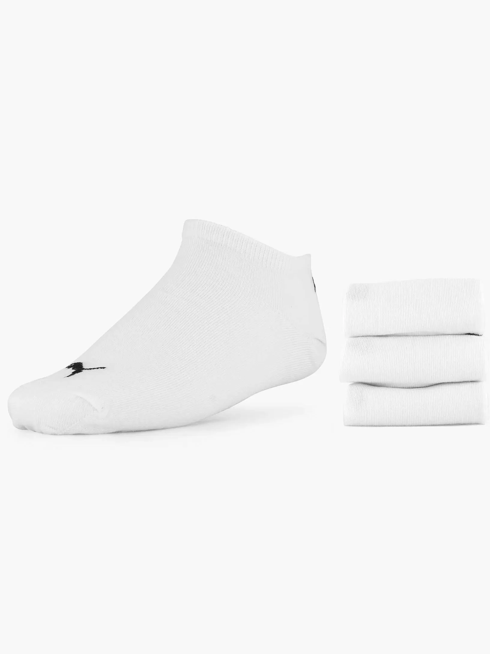 Socken | Puma Weise -Sneaker, Einfarbig, 3Er-Pack, 43 46