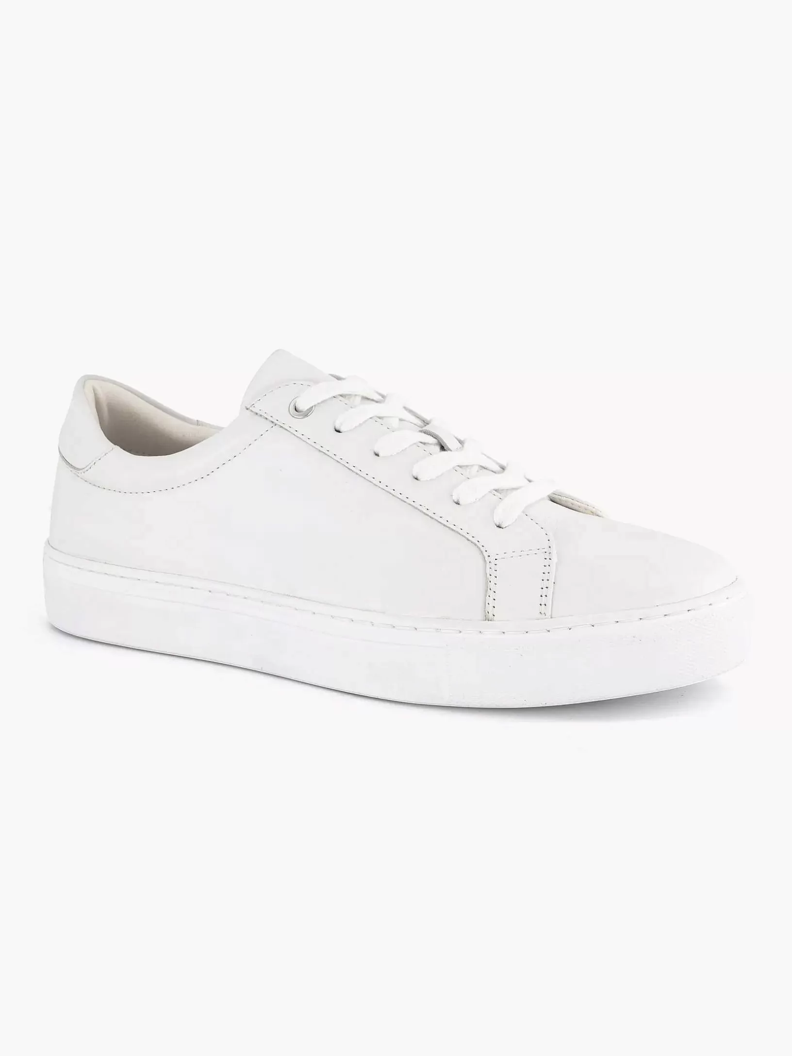 Turnschuhe | Oxmox Weiser Ledersneaker