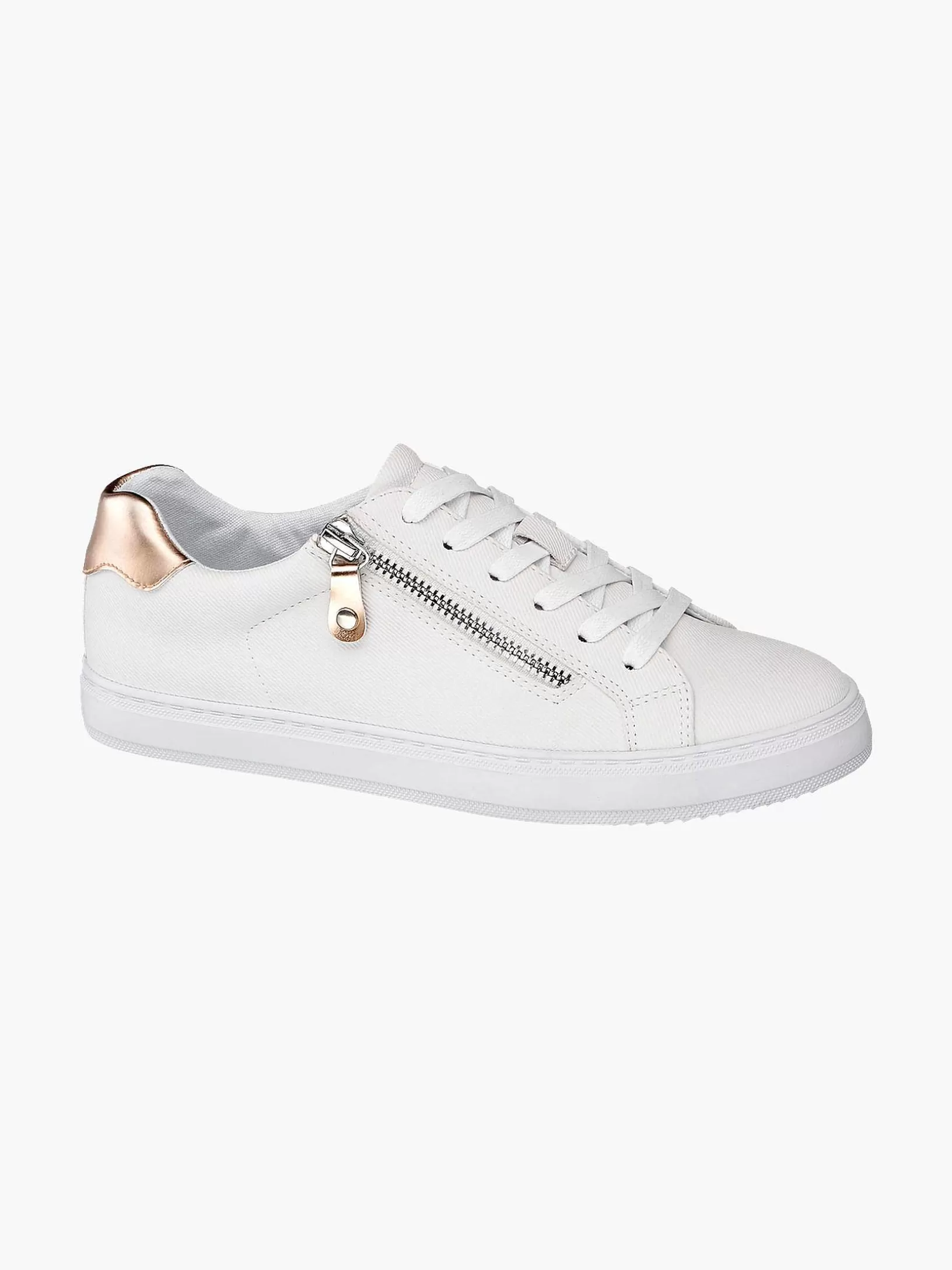 Turnschuhe | Graceland Weiser Sneaker-Zierreisverschluss