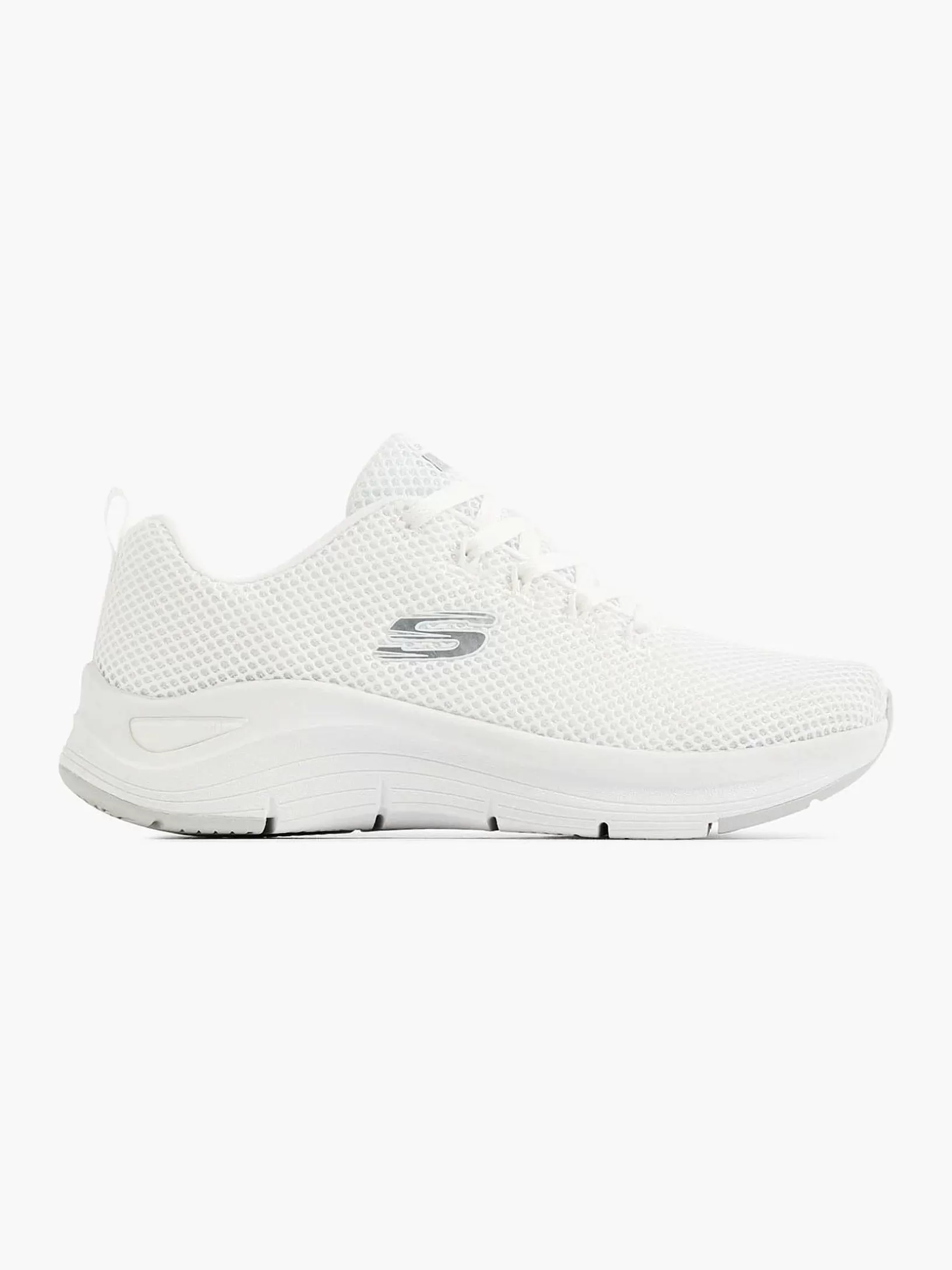 Turnschuhe | Skechers White Arch Comfort Naturliches Flattern