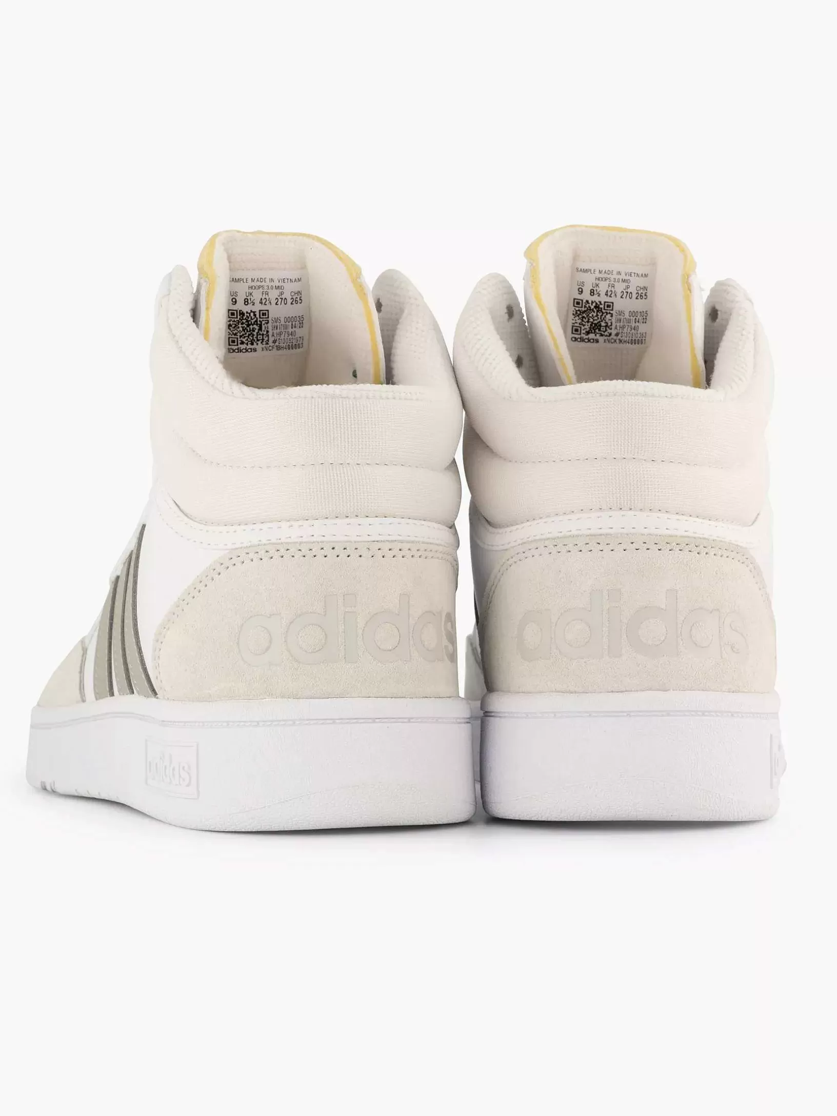 Turnschuhe | adidas White Hoops 3.0 Mid