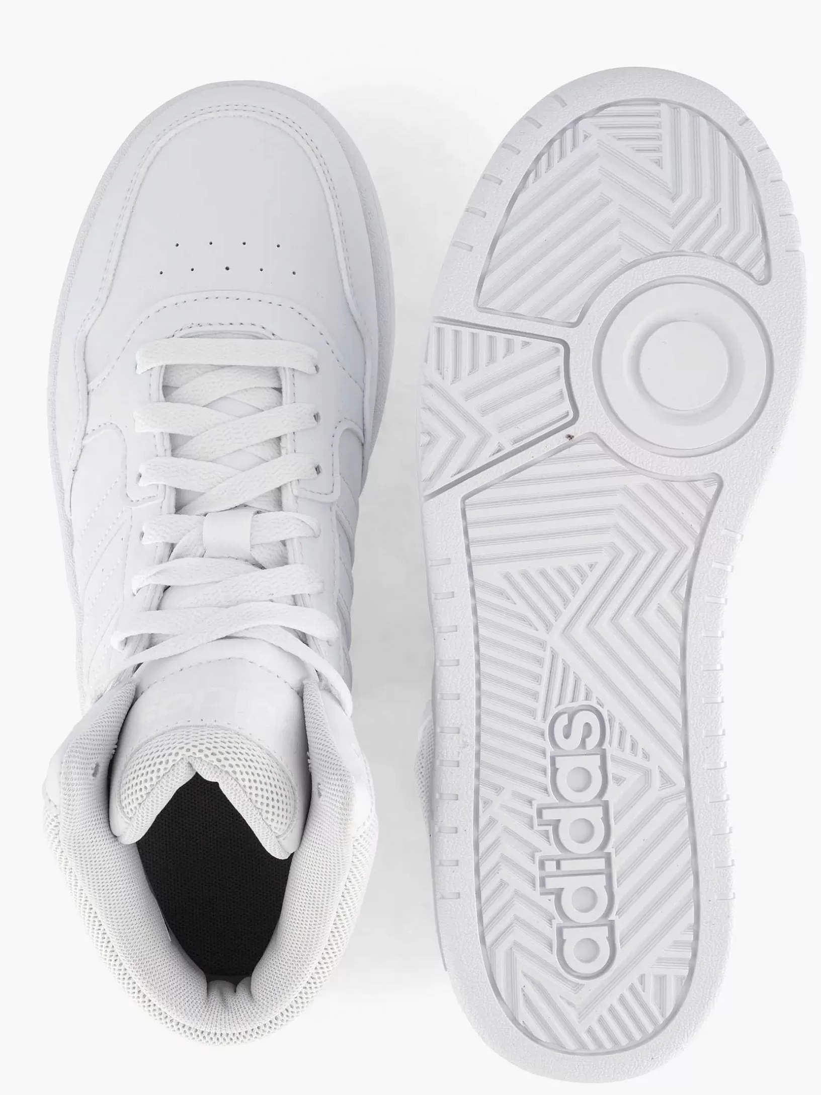 Jungenschuhe | adidas Witte Hoops Mid 3.0 K